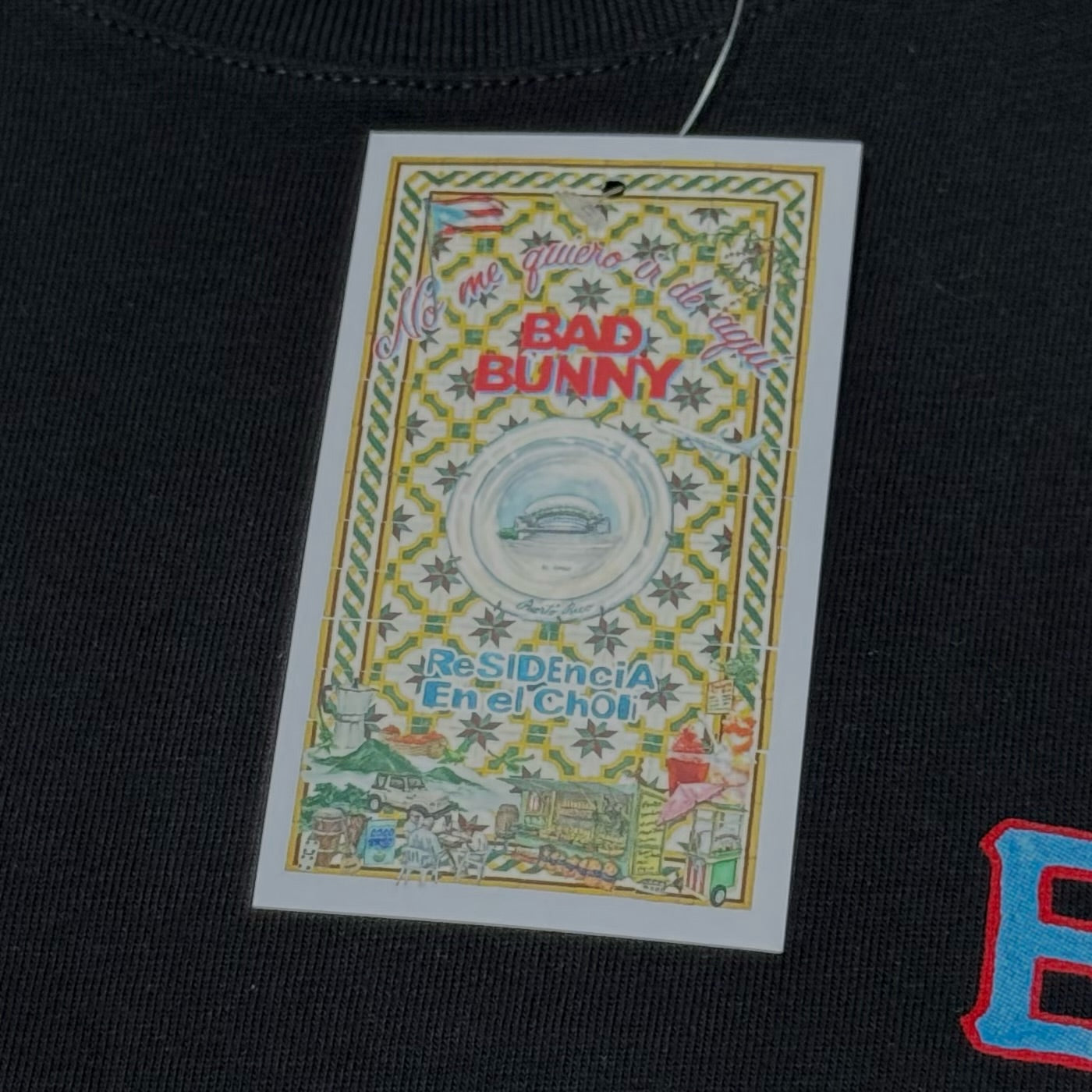 Bad Bunny Merch Boxing Ring Tee - Black