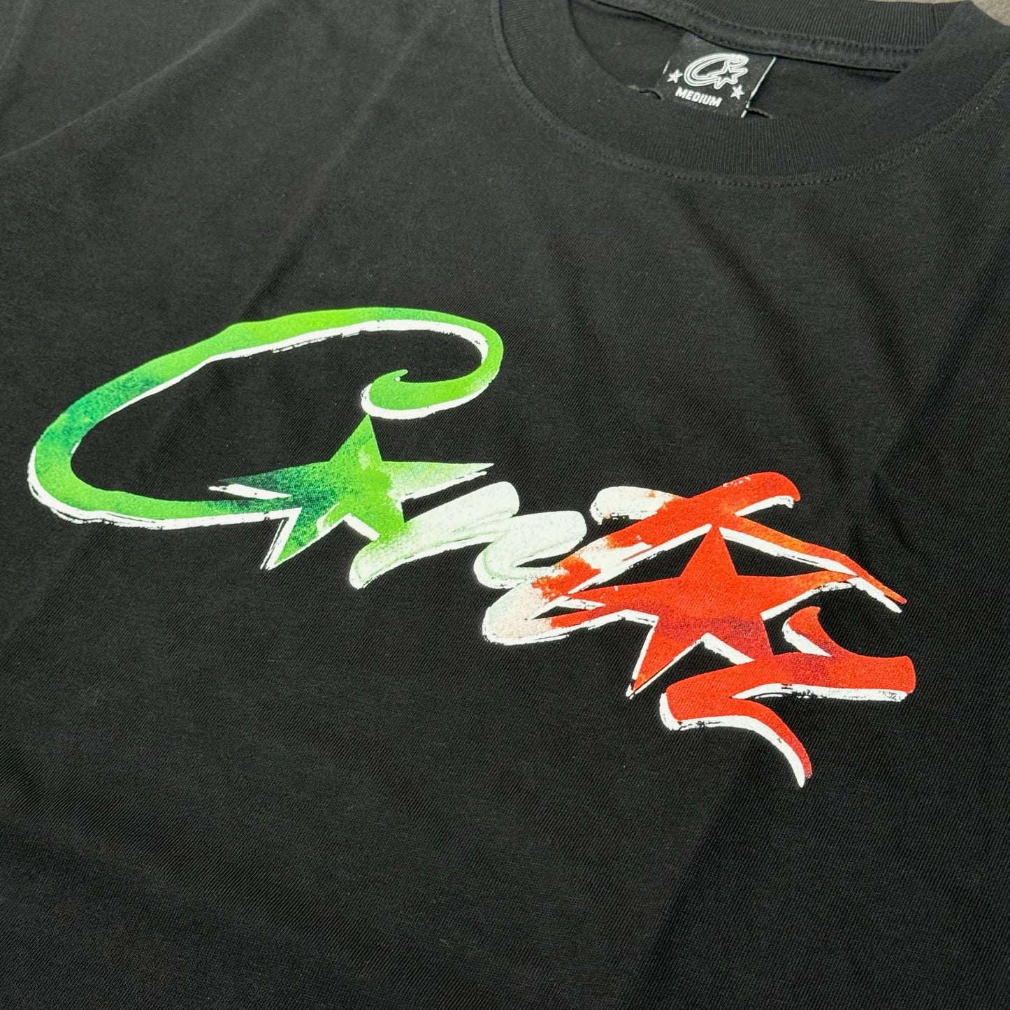 Corteiz Allstarz Italia Tee - Black