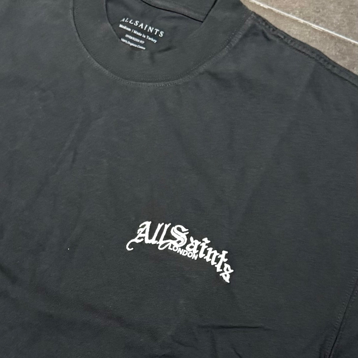 AllSaints Descent Tee - Washed Black
