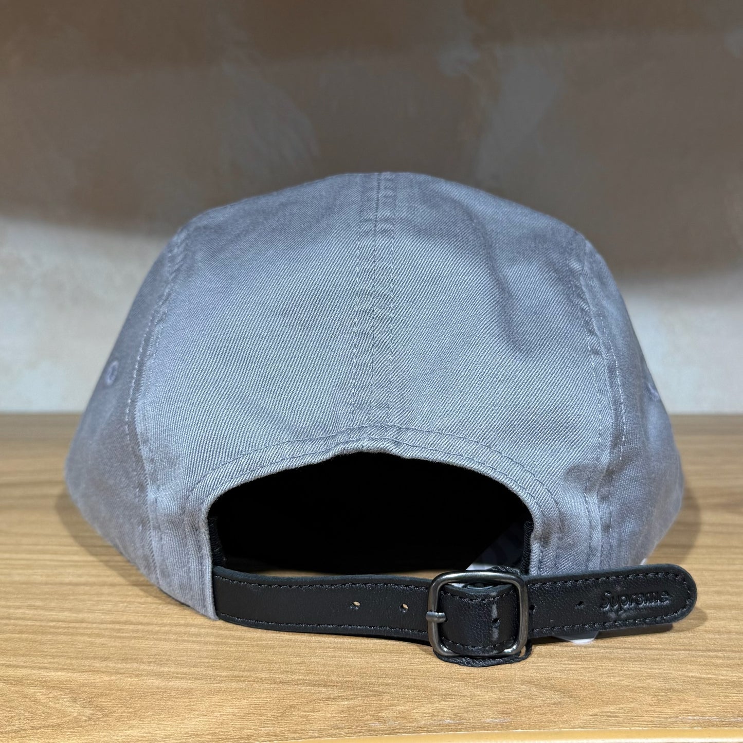 Supreme Washed Chino Twill Camp Cap - Grey