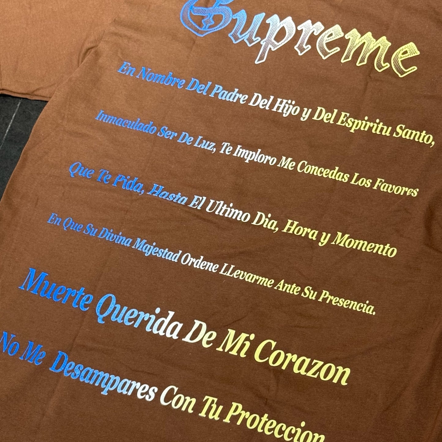 Supreme Grim Reaper Tee - Brown