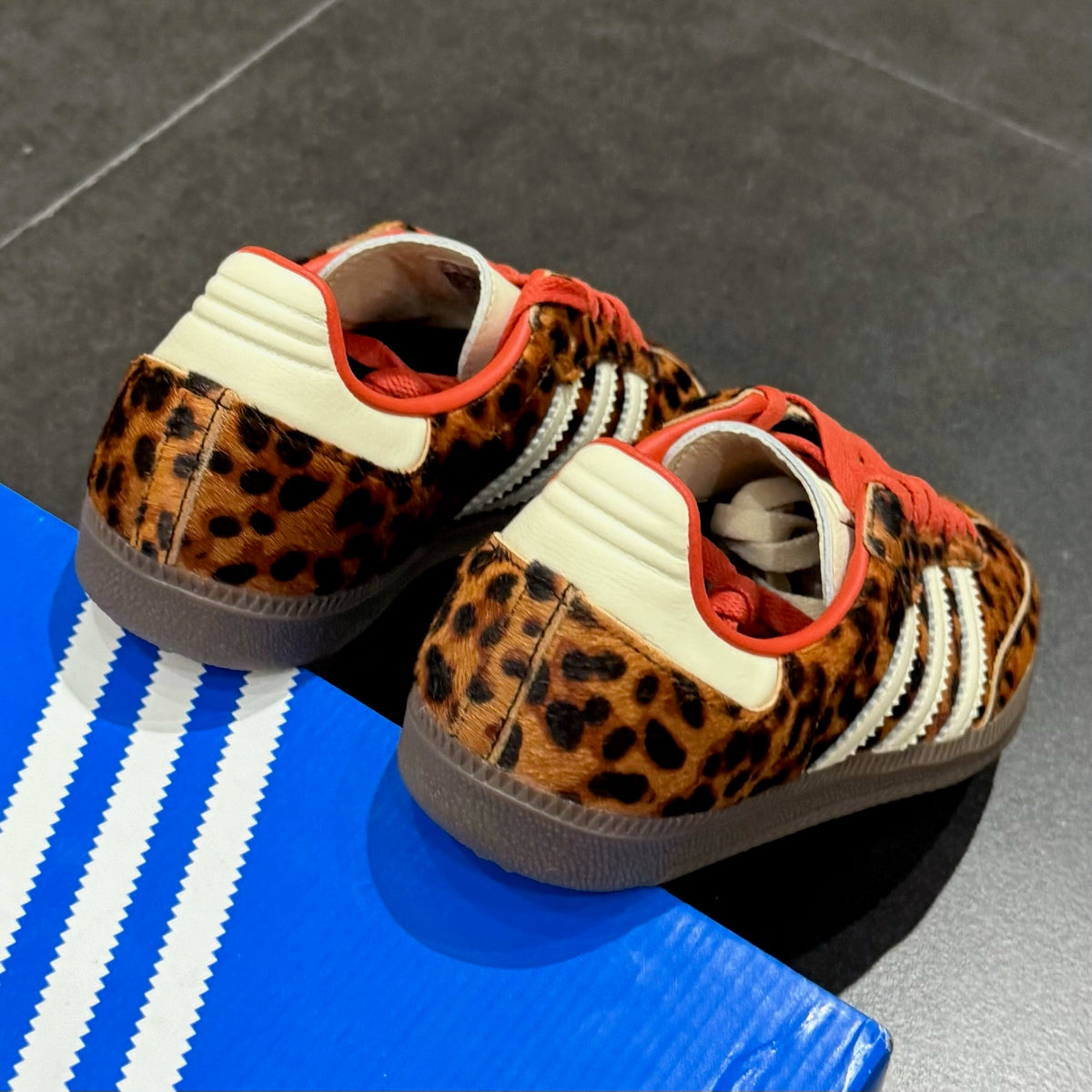 Adidas Samba Leopard - Red