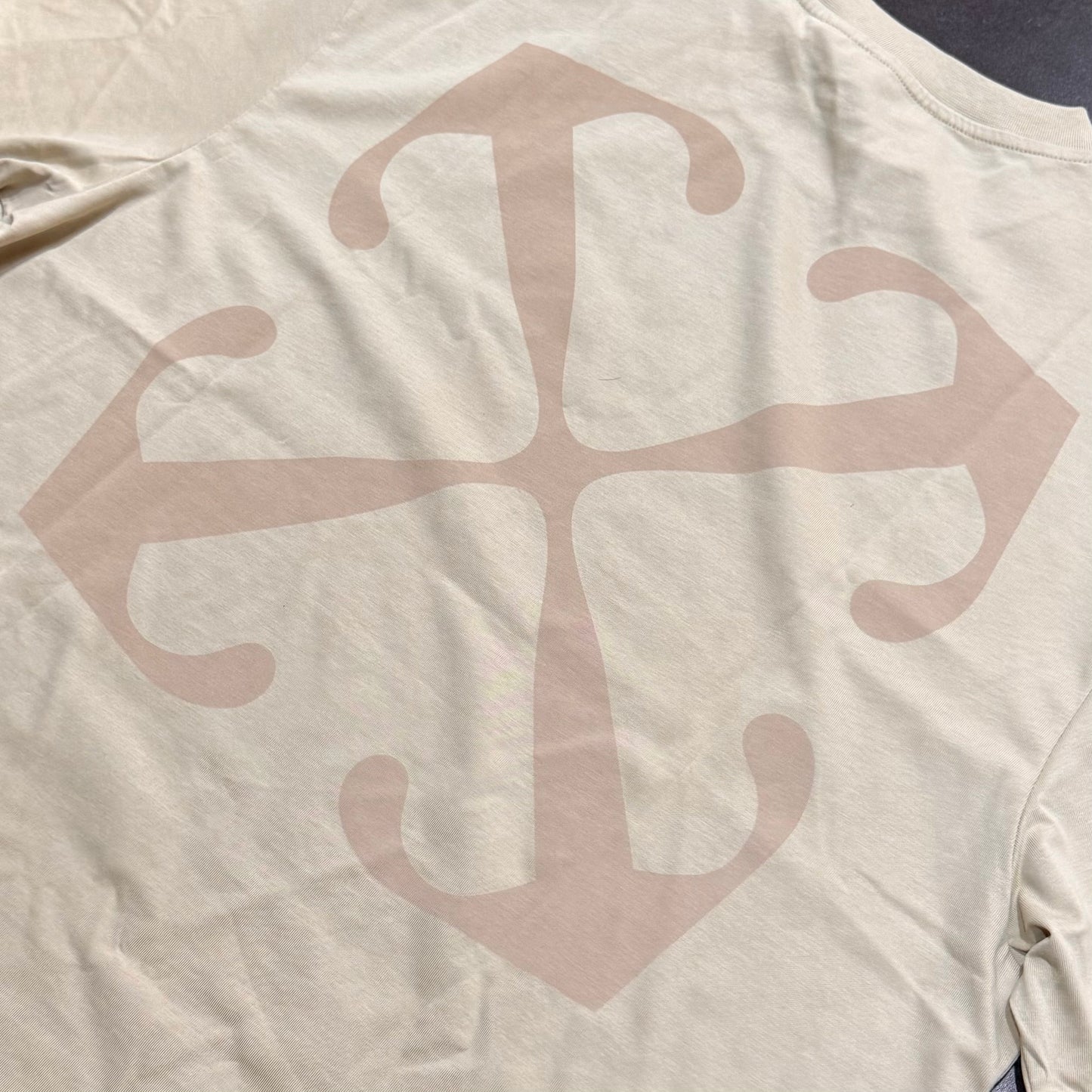 Off White Arrow Skate Tee - Beige