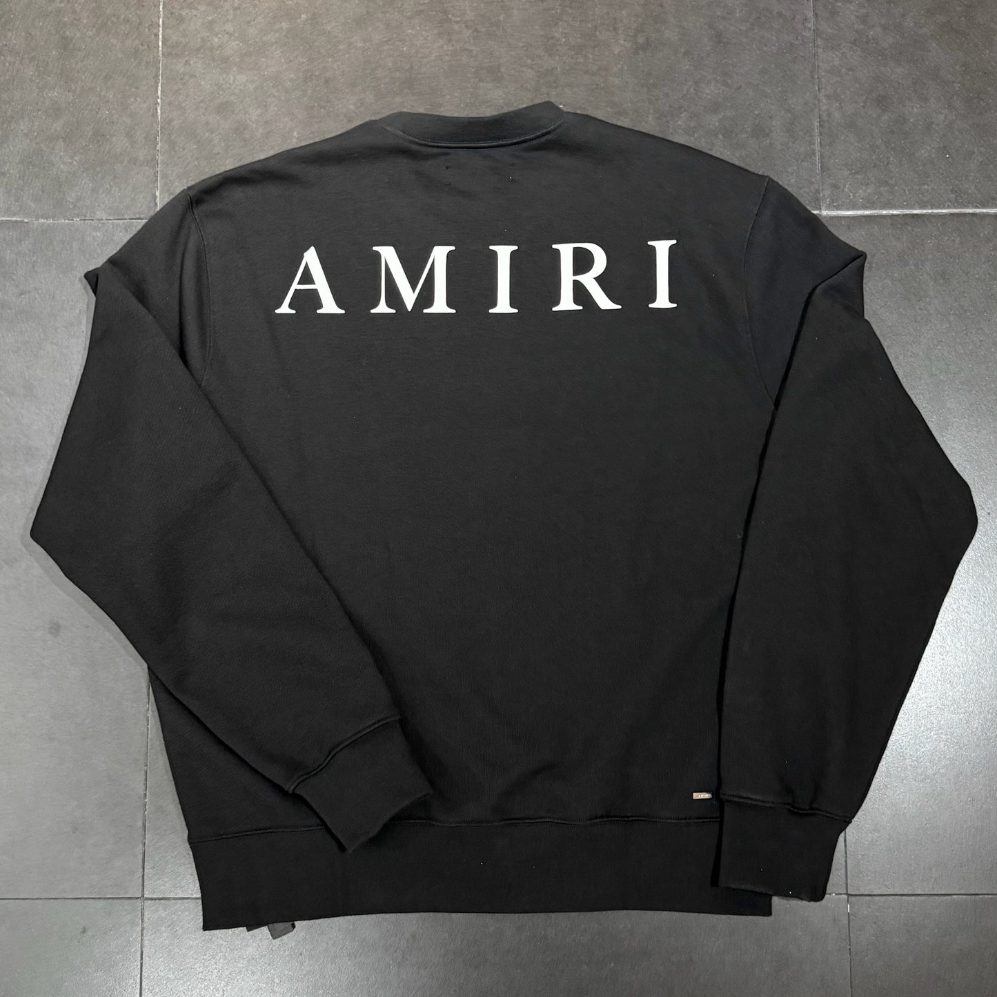 Amiri MA Logo Crewneck Cotton - Black