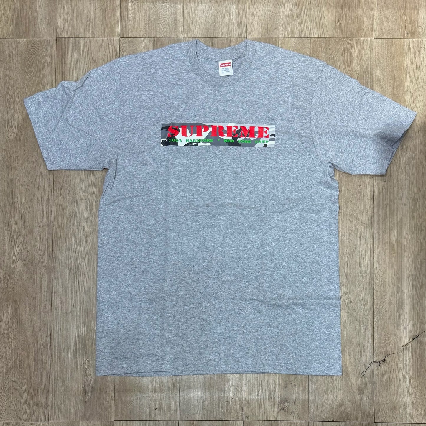 Supreme Hardcore Tee - Heather Grey