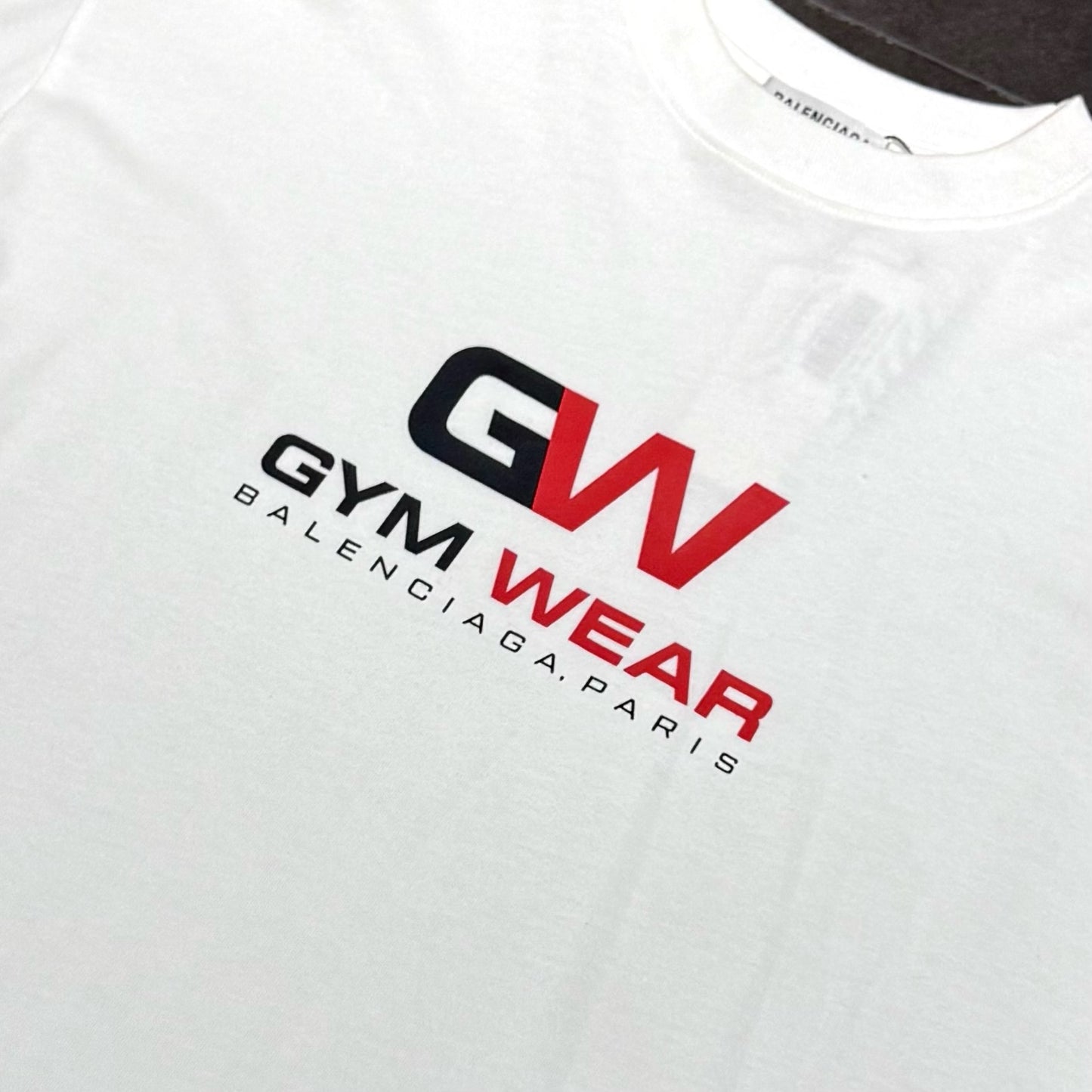 Balenciaga Gym Wear Tee - White