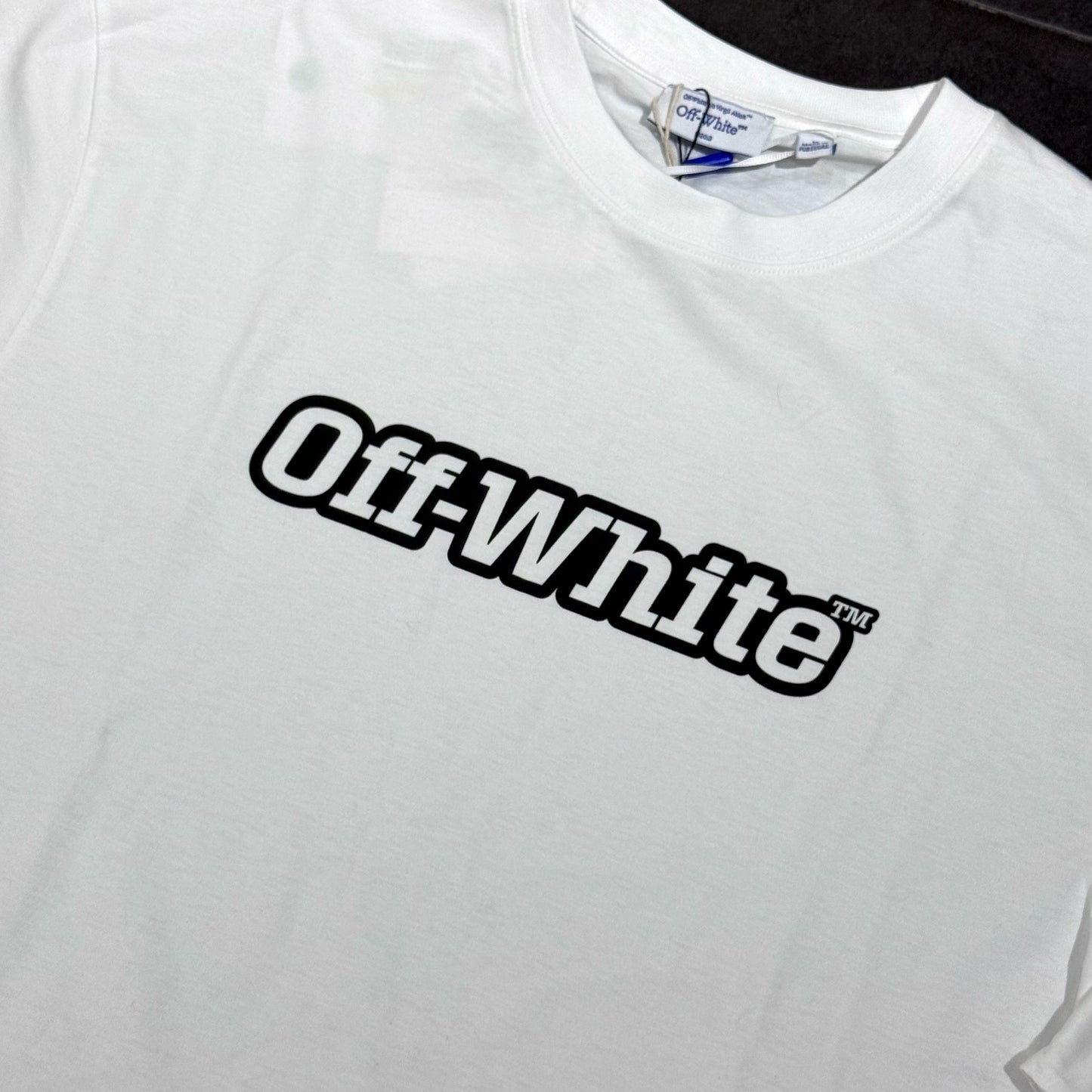 Off-White Outline Skate Tee - White