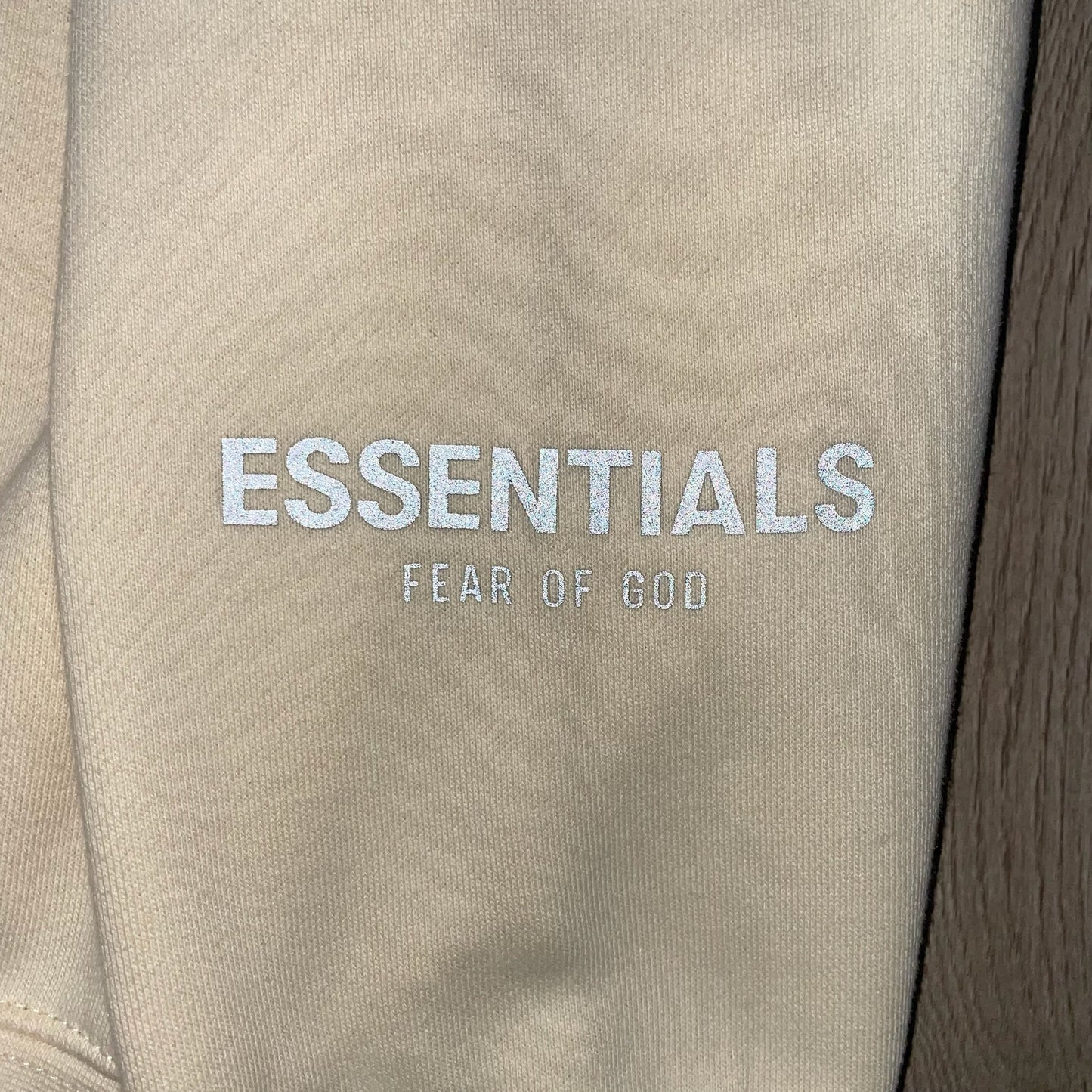 Essentials Hoodie Silicone Boxy - Buttercream