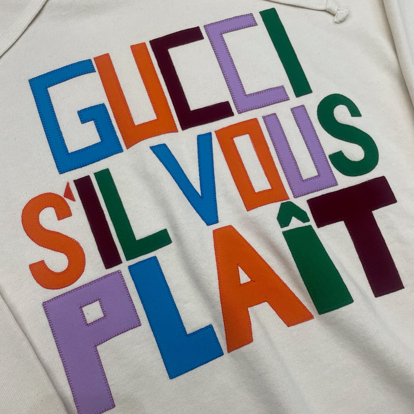 Gucci S’il Vous Plait Hoodie - Butter