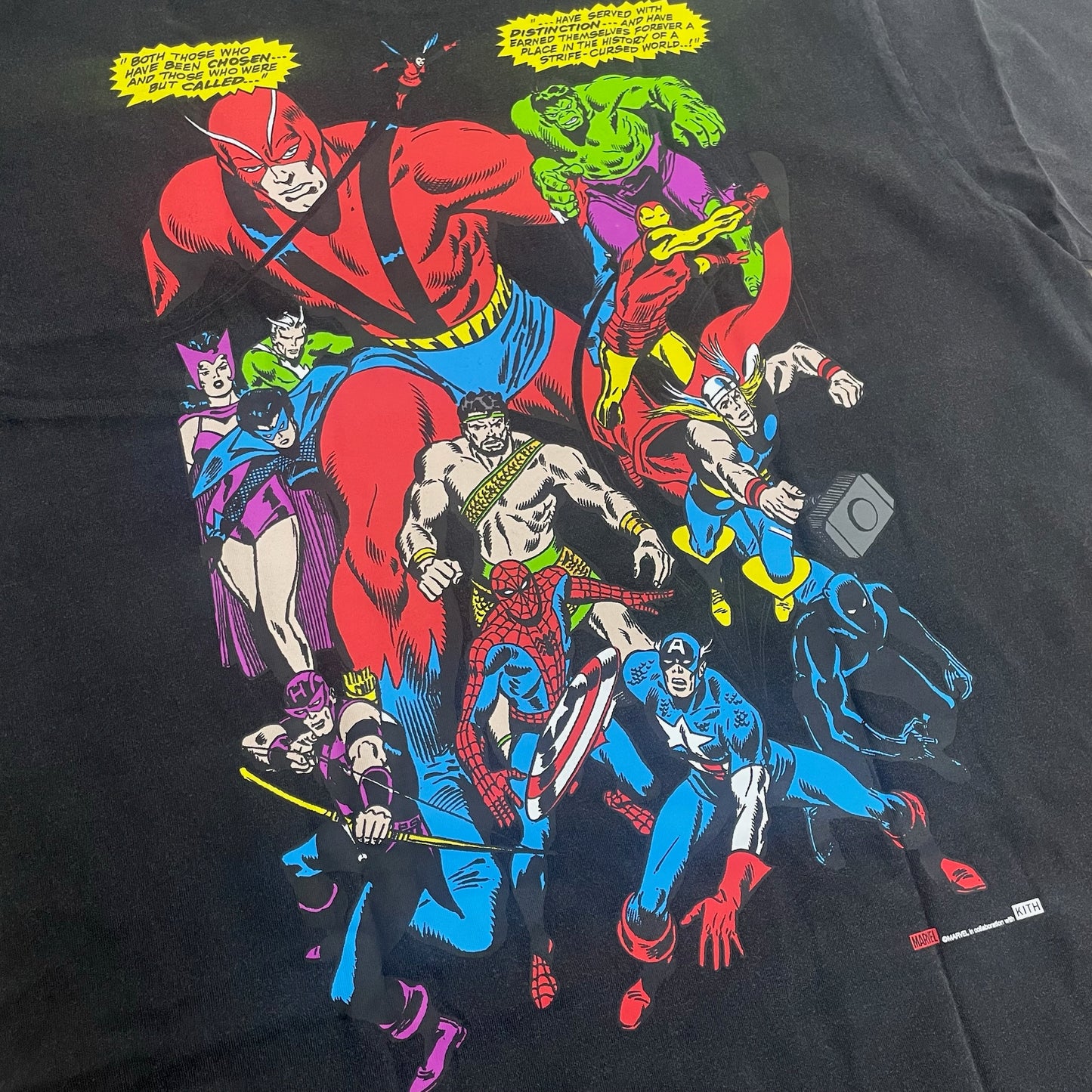Kith x Marvel Spiderman Allies Tee - Black