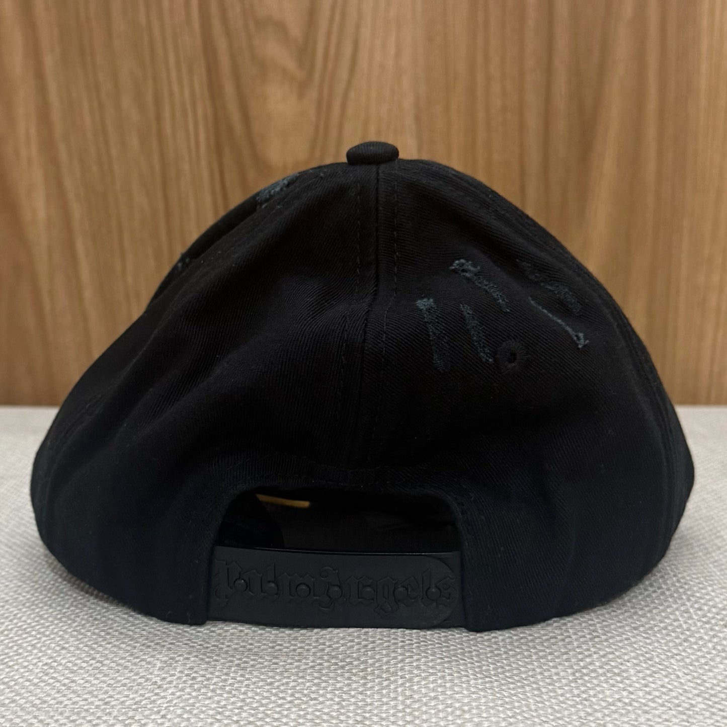 Palm Angels Distressed Printed Cap - Black & Green