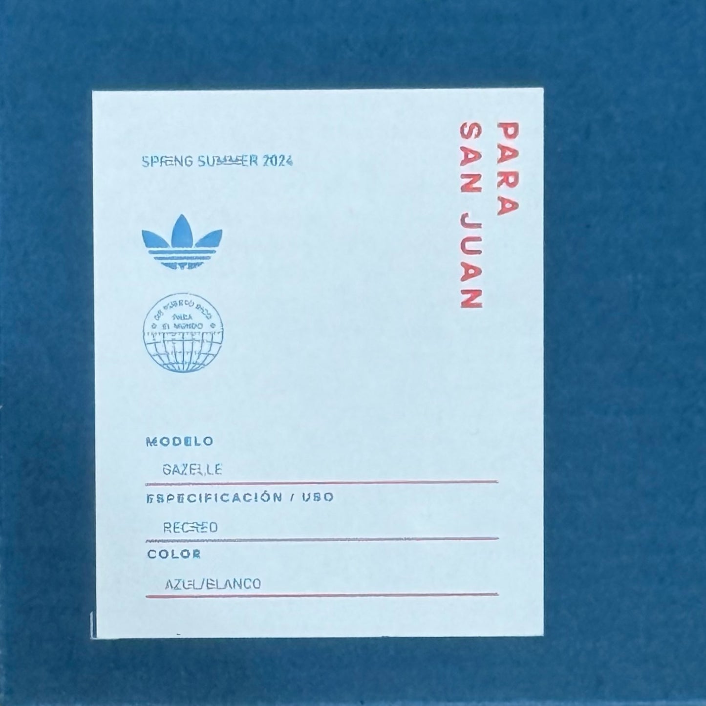 Adidas x Bad Bunny Gazelle Indoor - San Juan