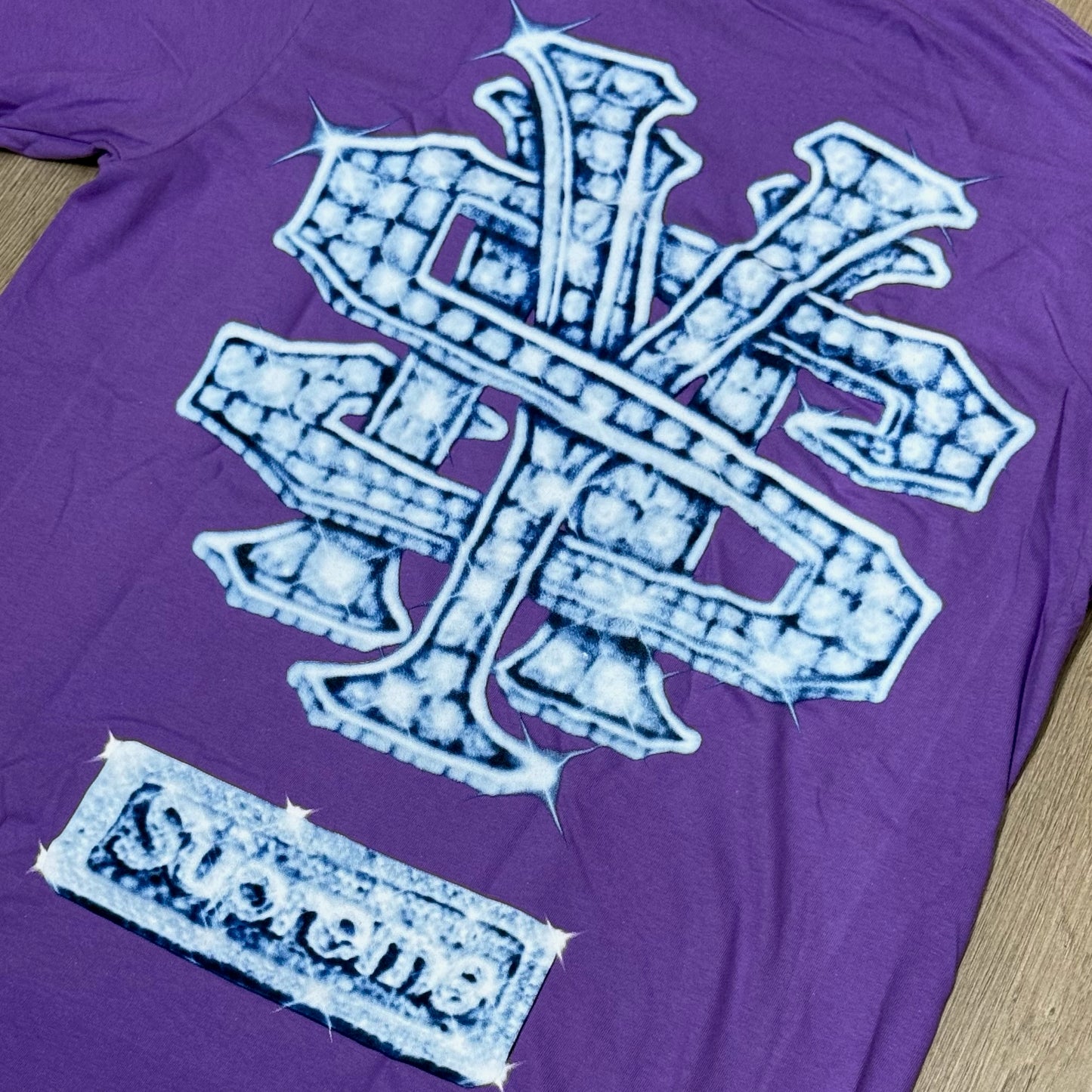 Supreme Snowman Tee - Purple