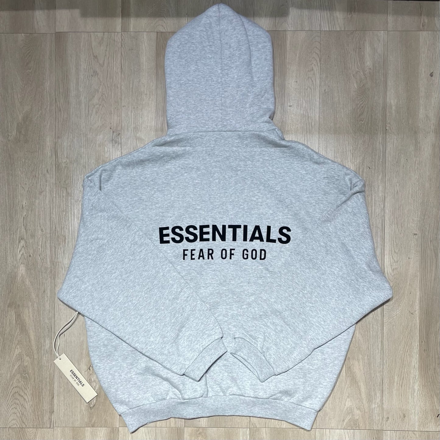 Essentials Fleece Hoodie Fw24 - Light Heather Grey
