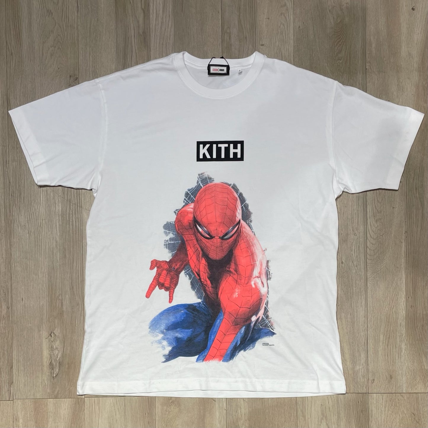 Kith x Marvel Spiderman Action Tee - White
