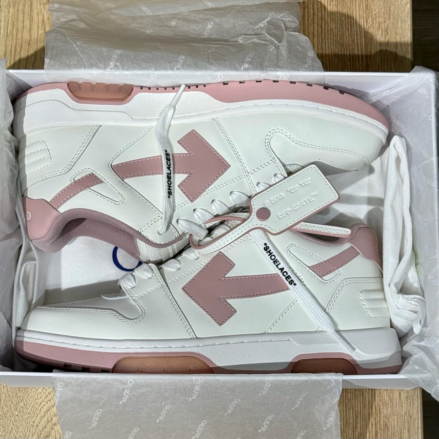 Off White Out Of Office - White & Pink