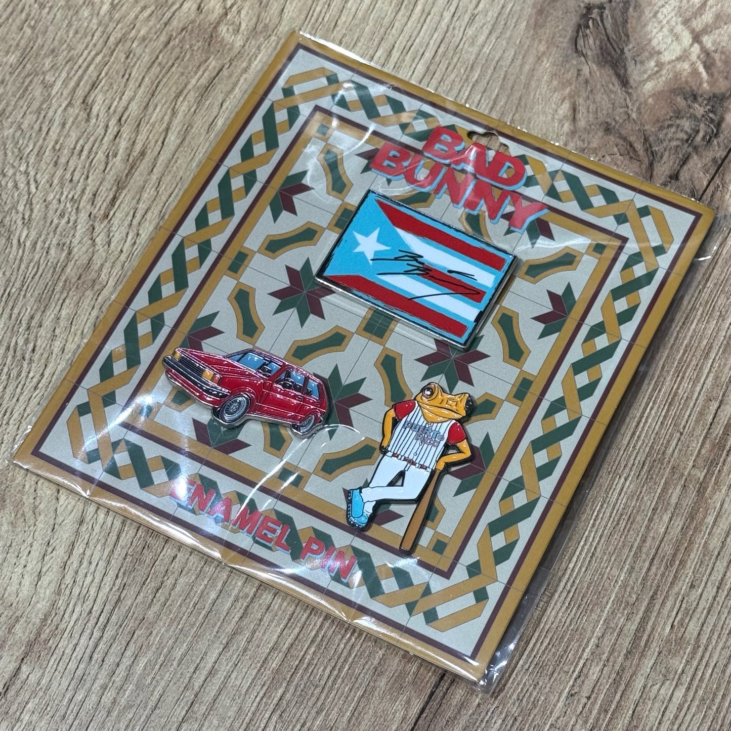 Bad Bunny Pins Set of 3 - P FKN R