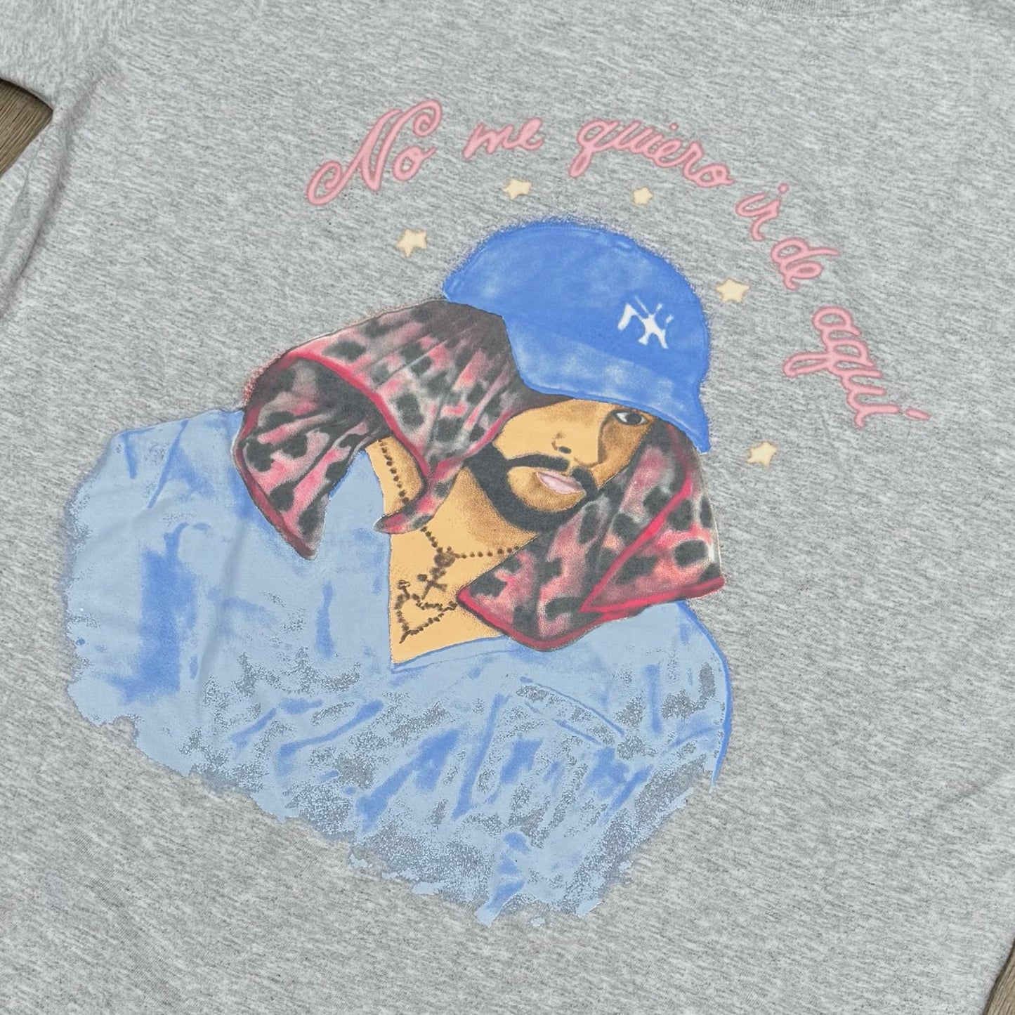 Frsh x Bad Bunny NMQIDA Tee - Grey