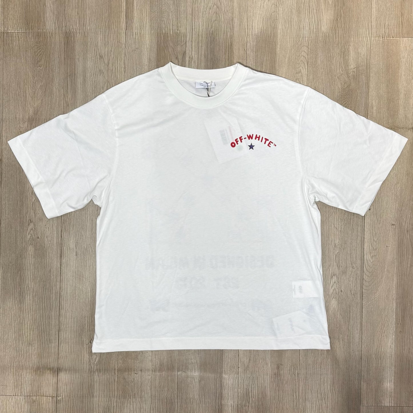 Off White Star Arrow Skate Tee - White