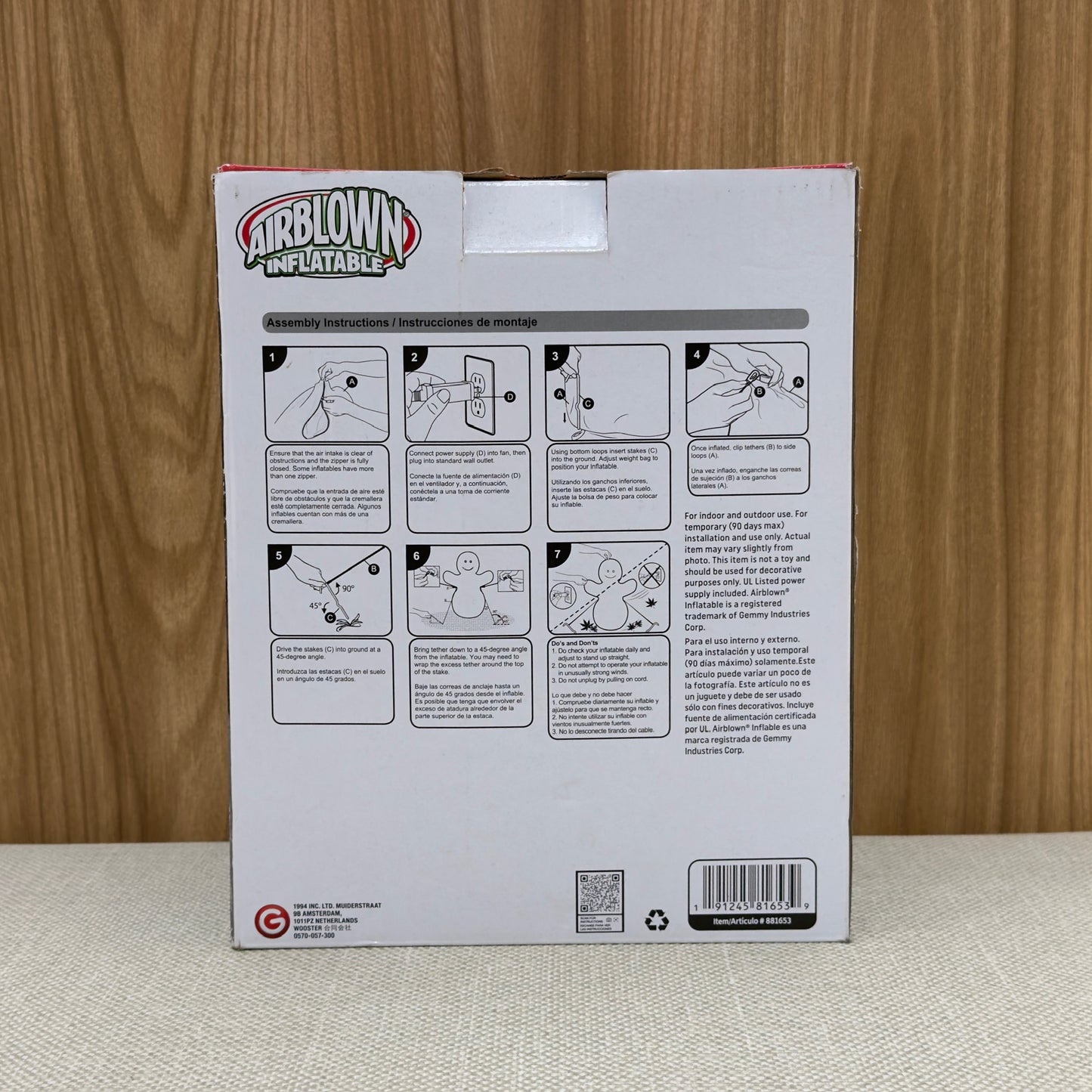 Supreme Large Inflatable Snowman White
