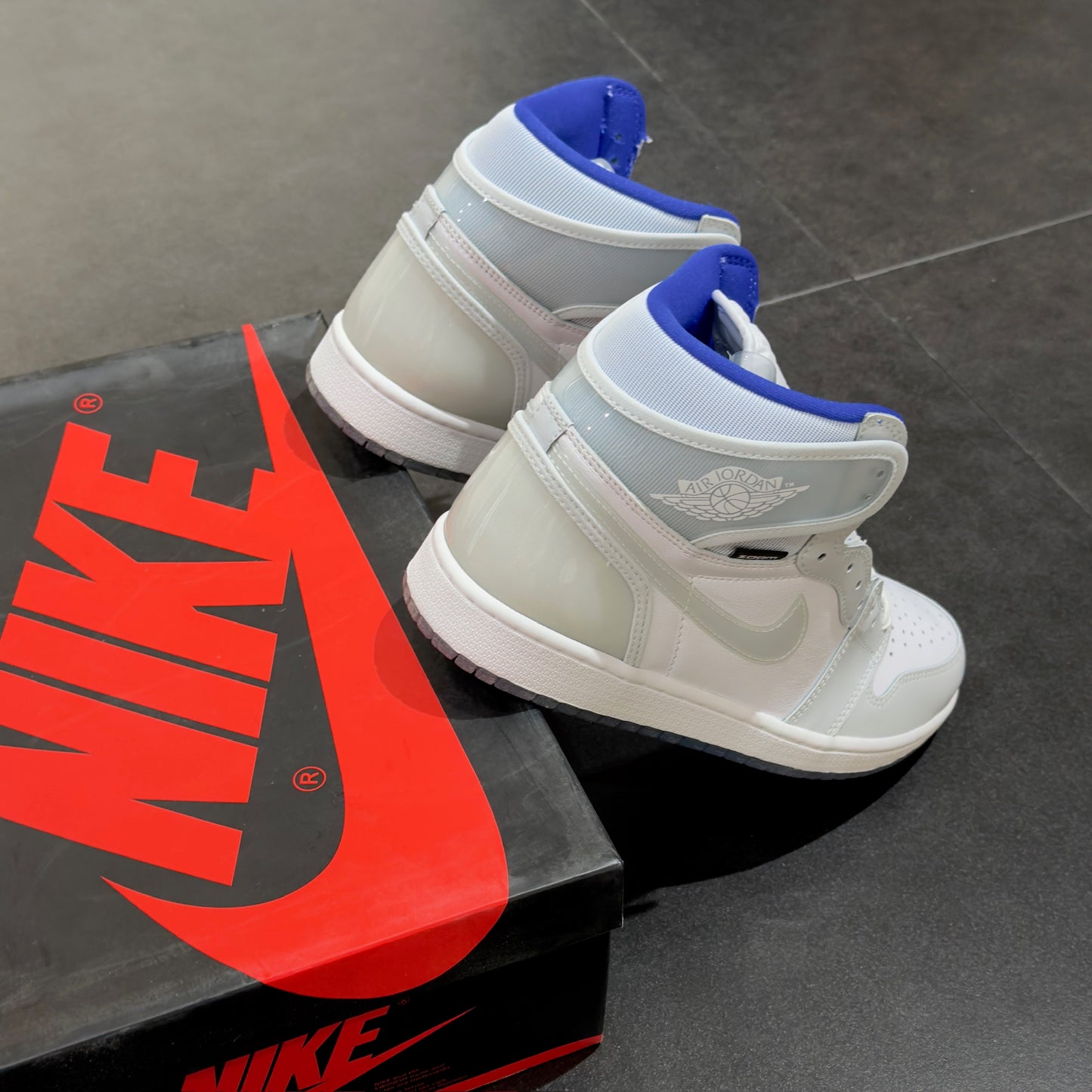 Jordan 1 High Zoom - White / Racer Blue