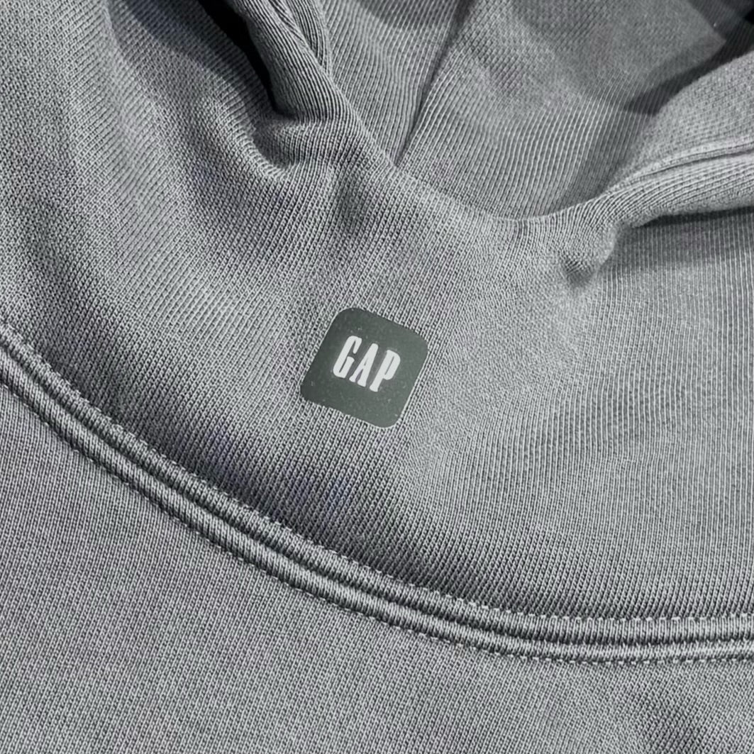Yeezy x GAP x Balenciaga Logo Hoodie - Dark Grey