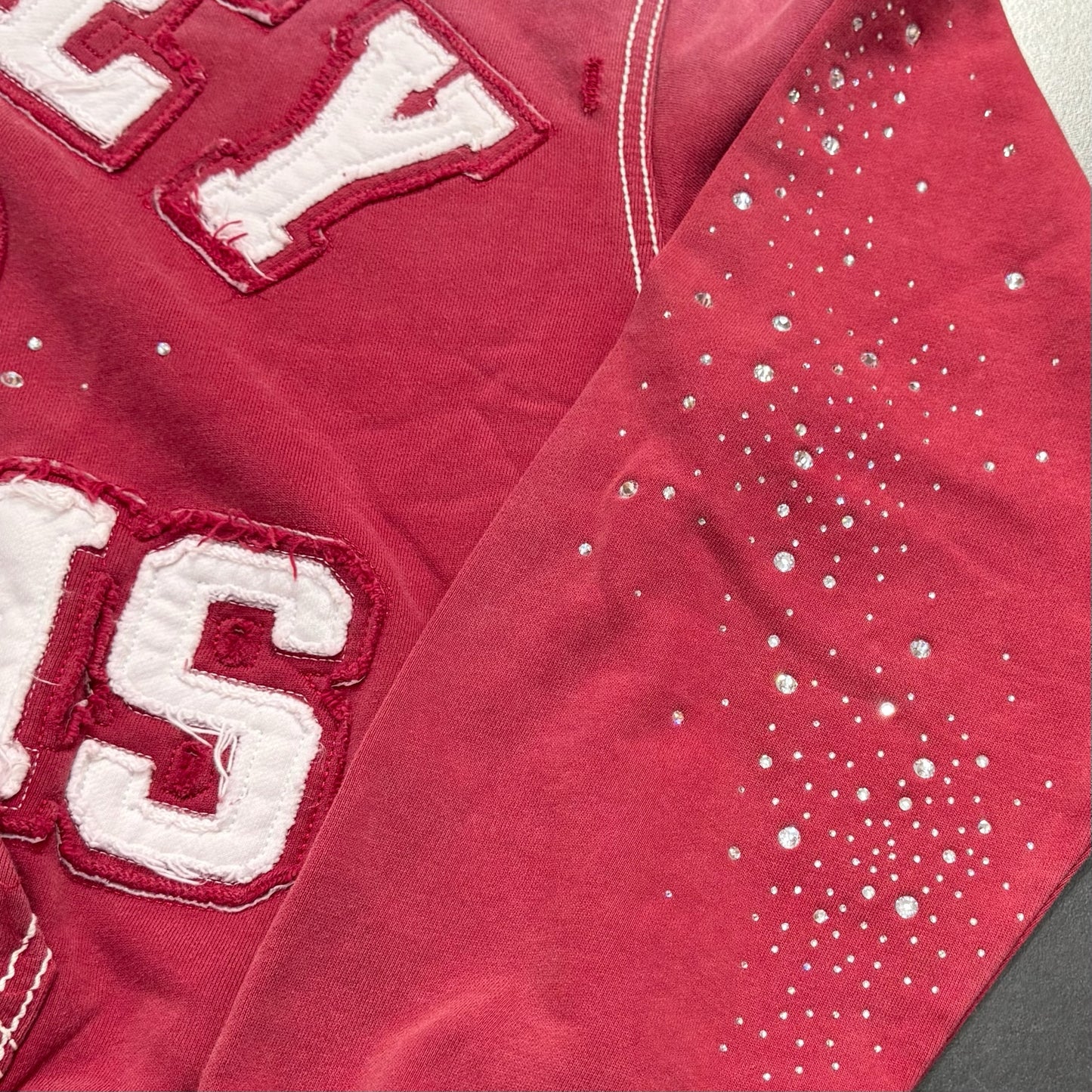 Vale Forever Classico Zip Up Hoodie - Ruby