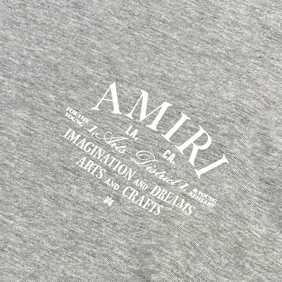 Amiri Print Art District Tee - Grey