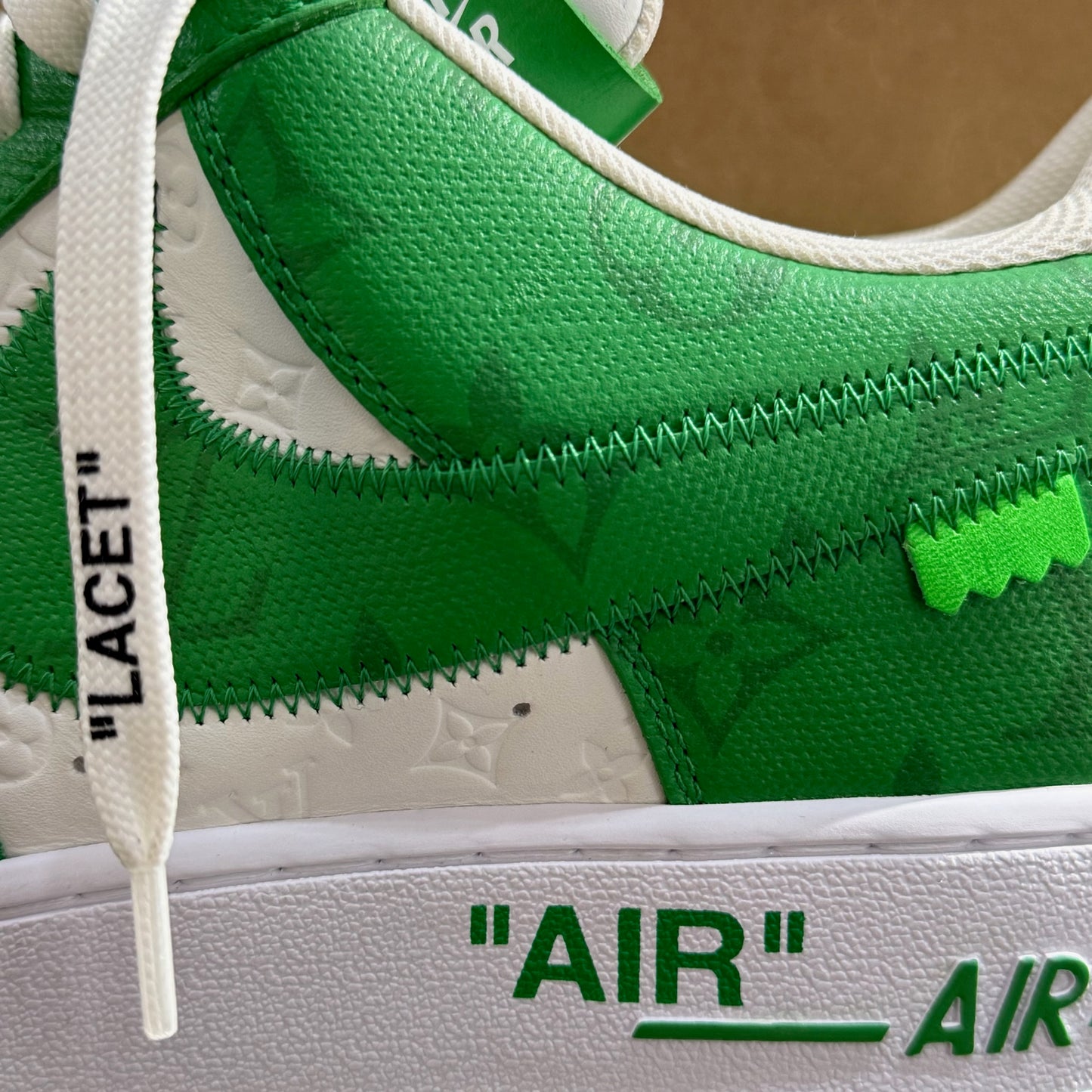 Nike x Louis Vuitton by Virgil Abloh Air Force 1 - White & Green