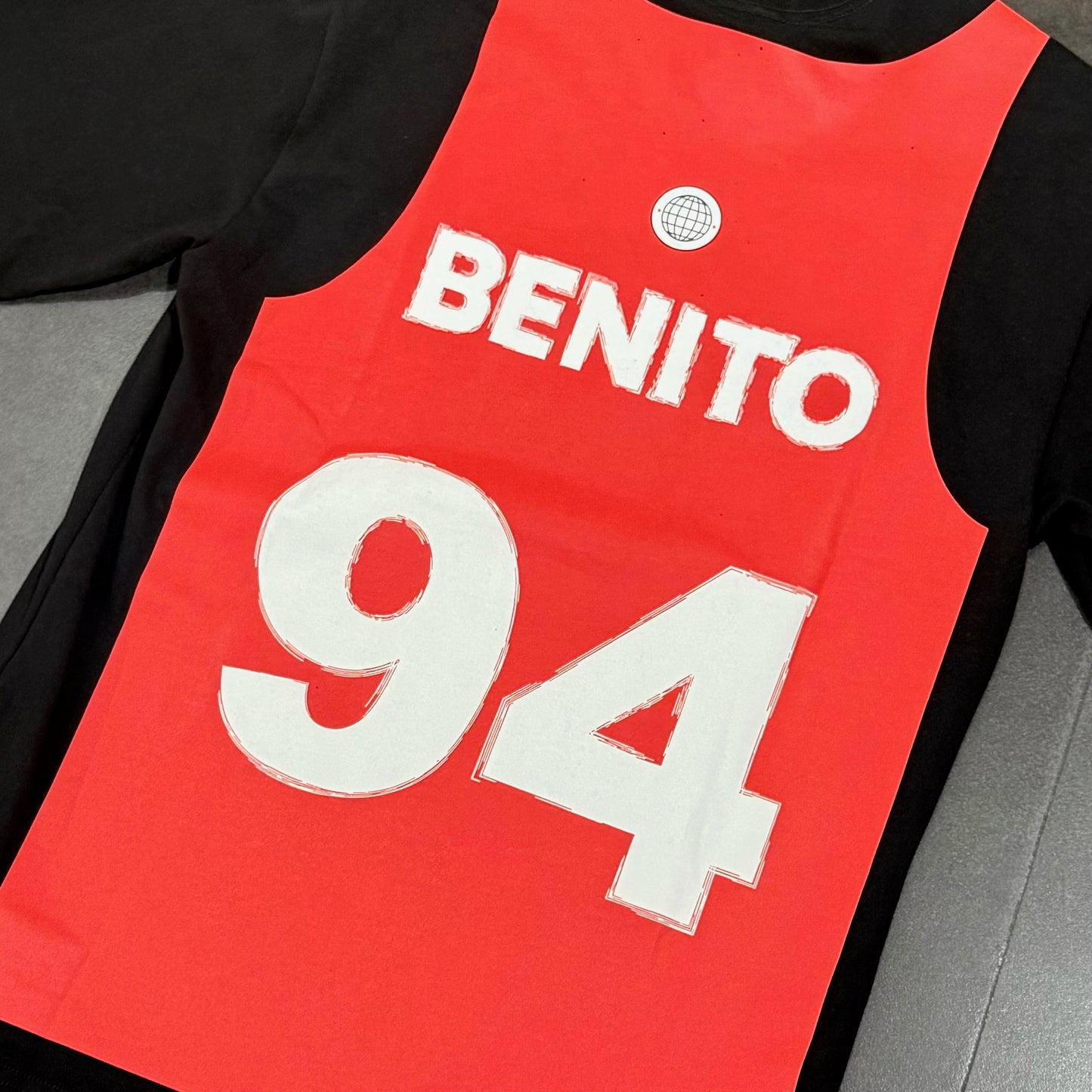 Bad Bunny Merch Puerto Rico Jersey Tee - Black & Red