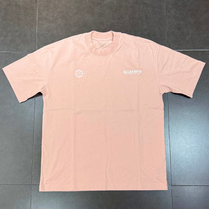 AllSaints Emblem Tee - Sunbaked Pink