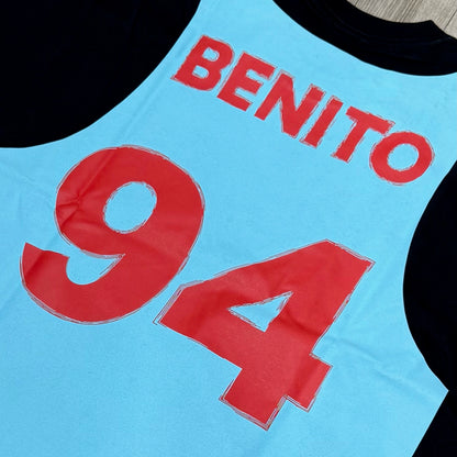 Bad Bunny Merch Puerto Rico Jersey Tee - Black & Blue