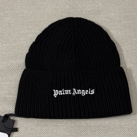 Palm Angels Logo Beanie - Black