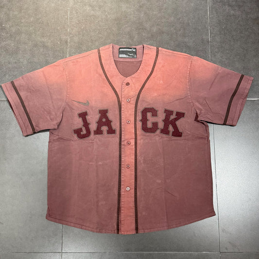Travis Scott x Nike x Fragment Tokyo Jack Retro Baseball Jersey - Deep Brown