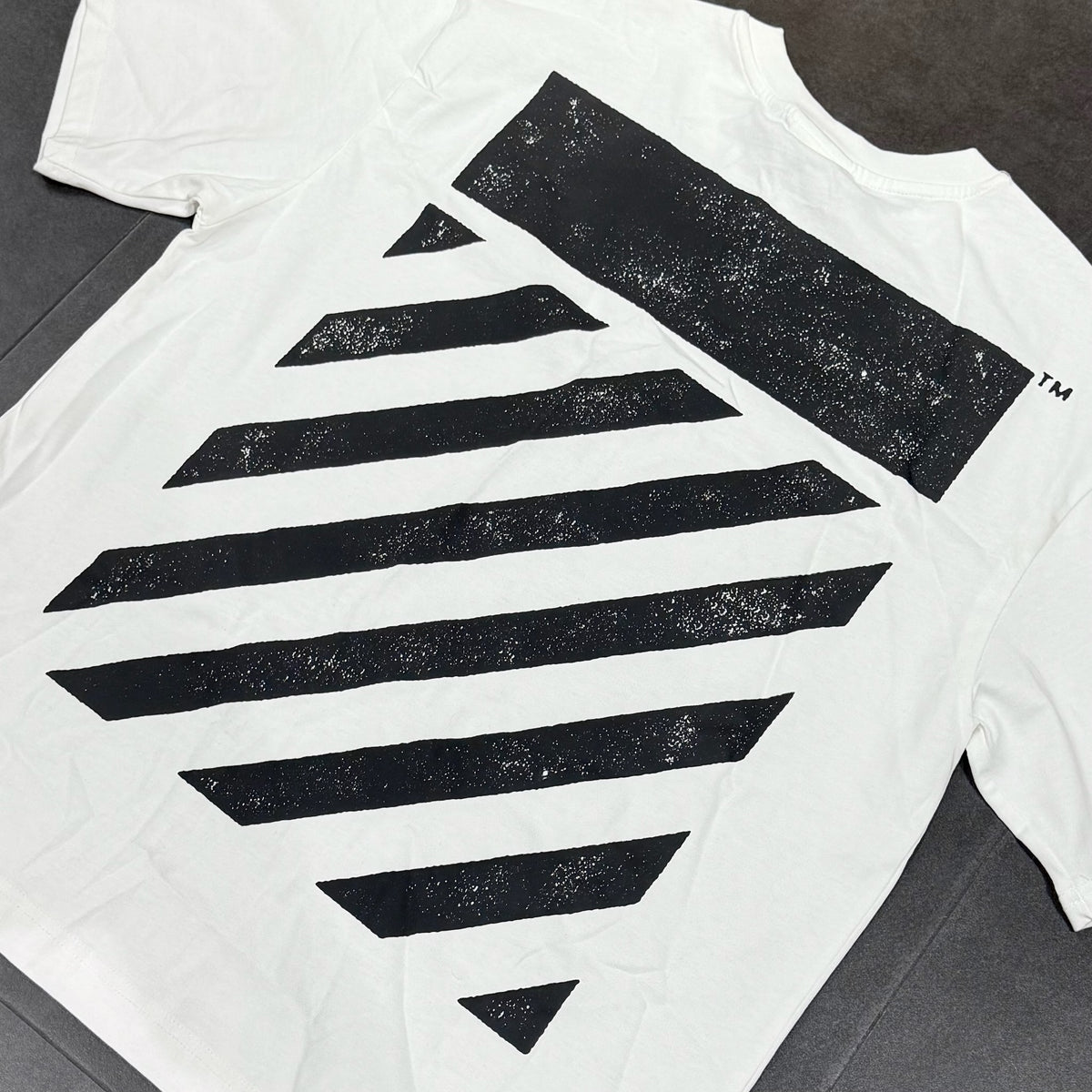 Off-White L/AB Diagonal Tee - White