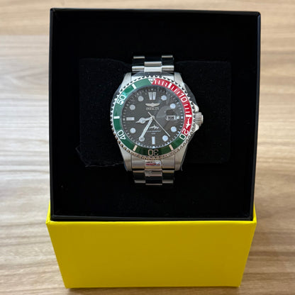 Invicta Pro Driver Watch 43mm Steel - Green & Red & Grey