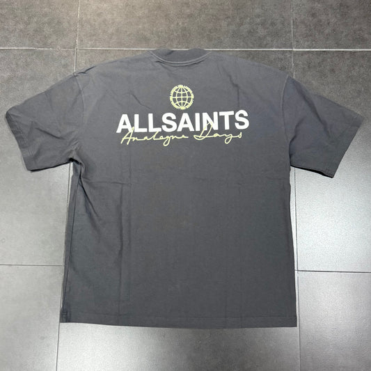 AllSaints Emblem Tee - Washed Black