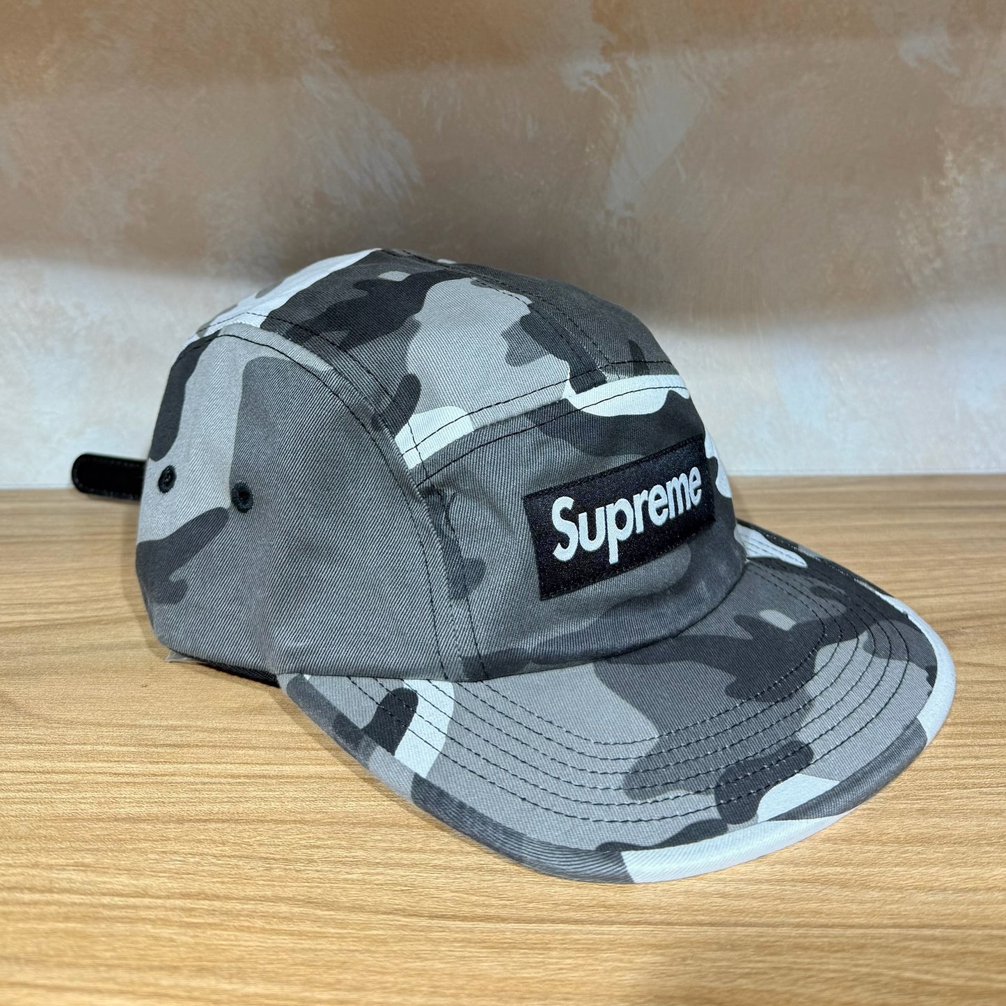 Supreme Washed Chino Twill Camp Cap - Snow Camo