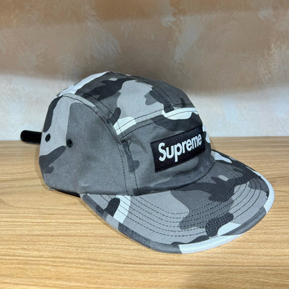 Supreme Washed Chino Twill Camp Cap - Snow Camo