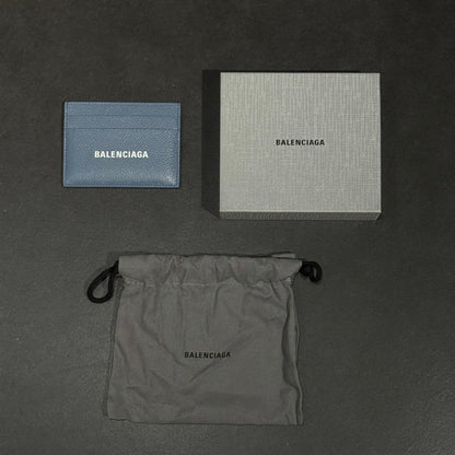 Balenciaga Logo Card Holder - Blue