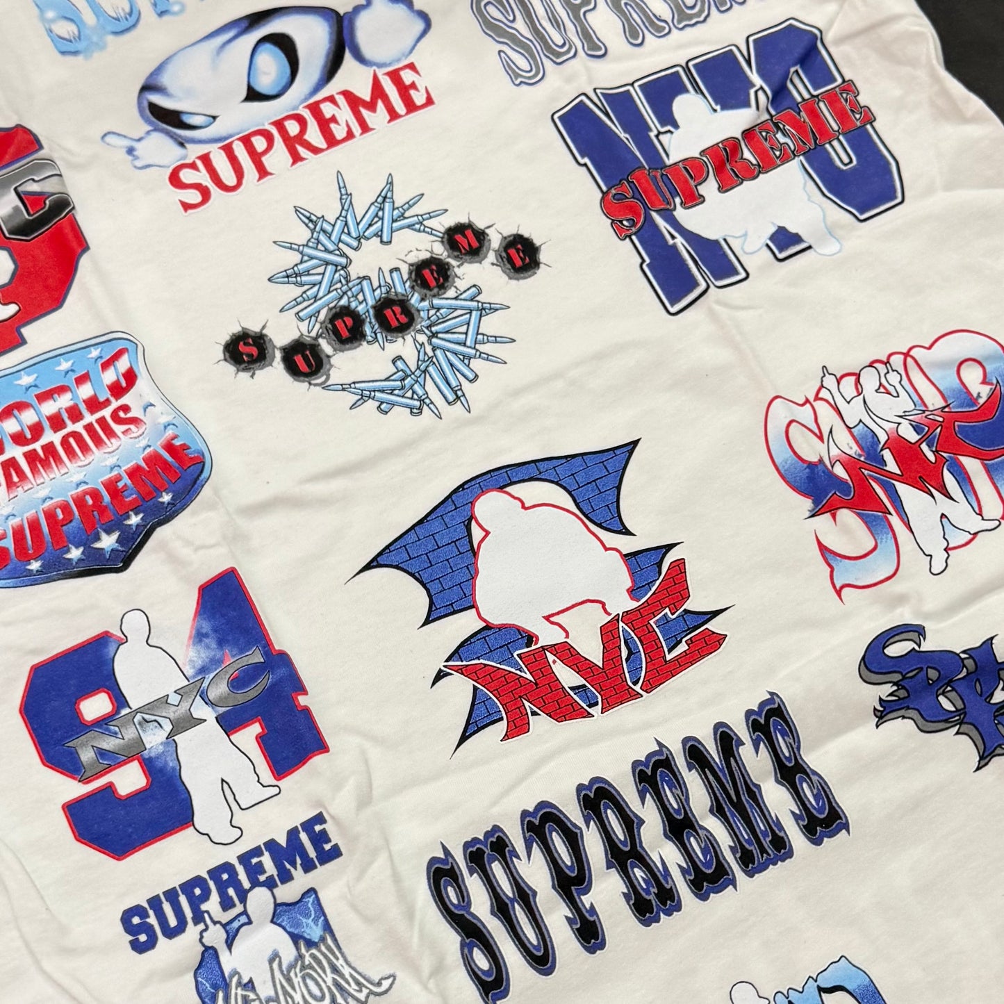 Supreme Flash Tee - White