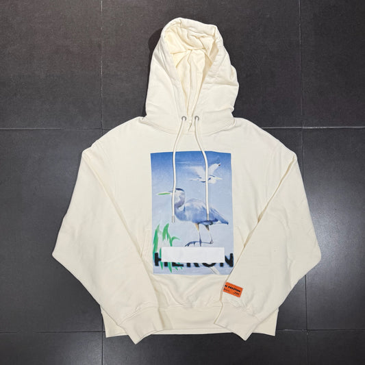 Heron Preston Censored Hoodie - Cream