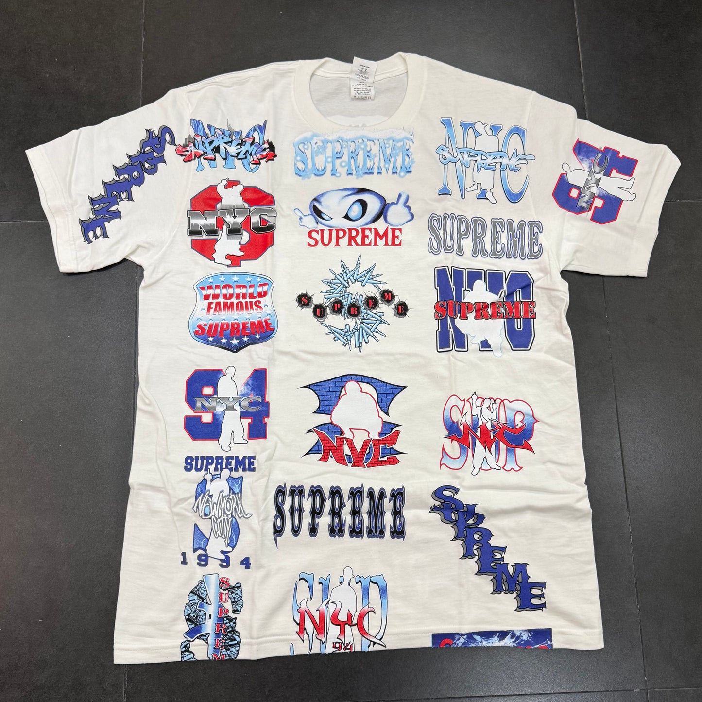 Supreme Flash Tee - White