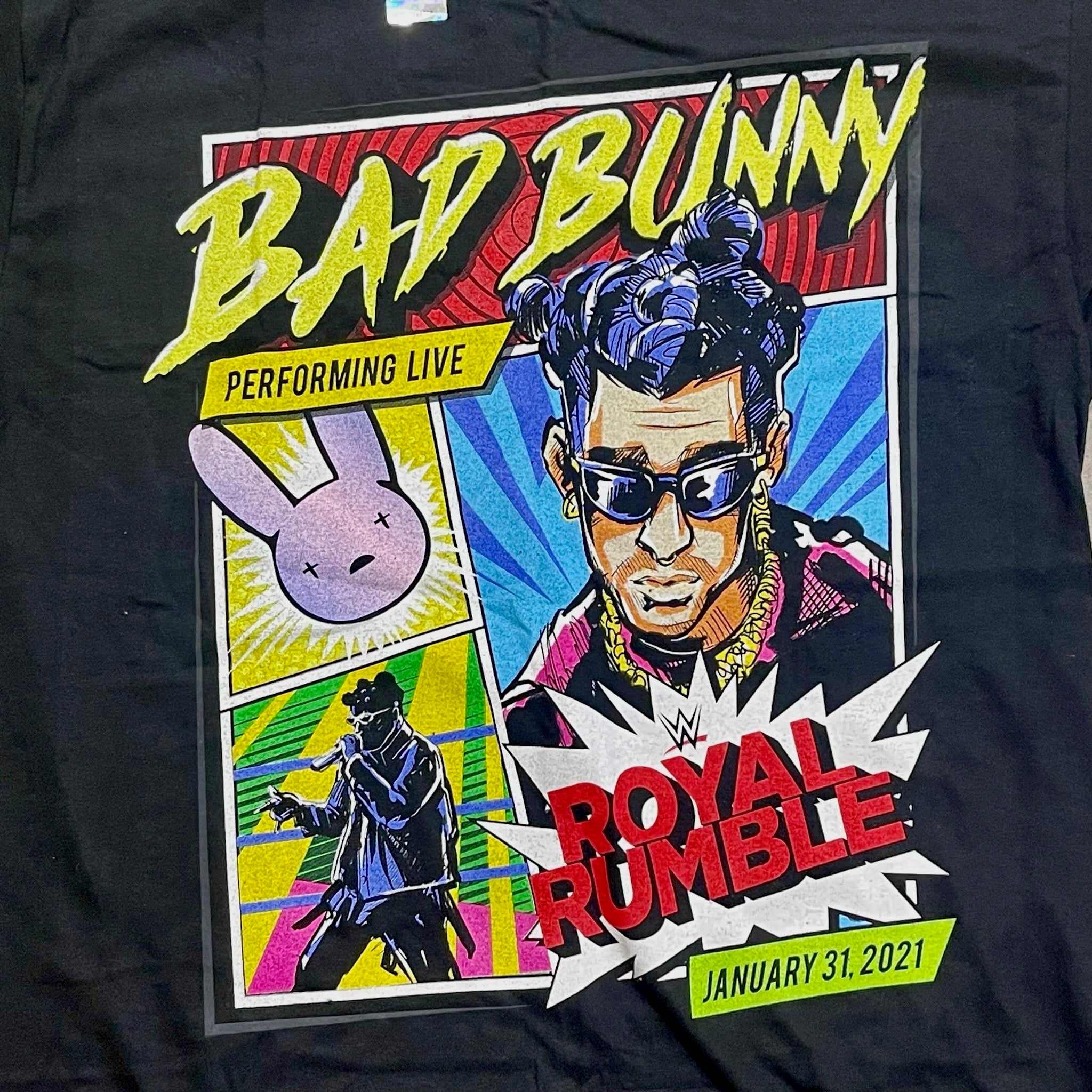 Bad Bunny x WWE Royal Rumble 2024 2022 Tshirt