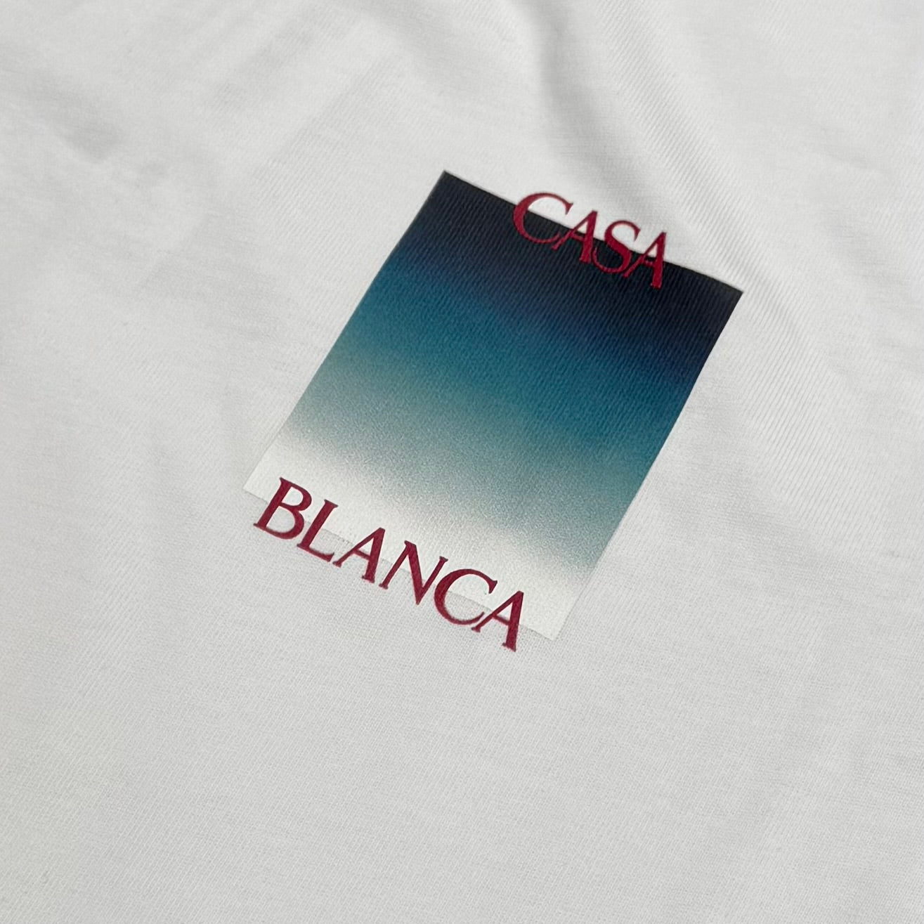 Casablanca Degradado Tee - White
