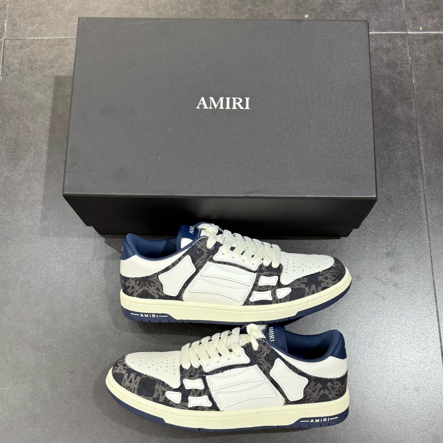 Amiri MA Quad Skel Top Low - Midnight Indigo