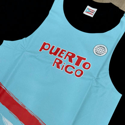Bad Bunny Merch Puerto Rico Jersey Tee - Black & Blue
