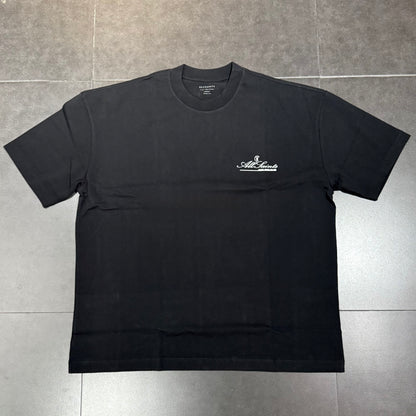 AllSaints Skullcup Football Tee - Jet Black