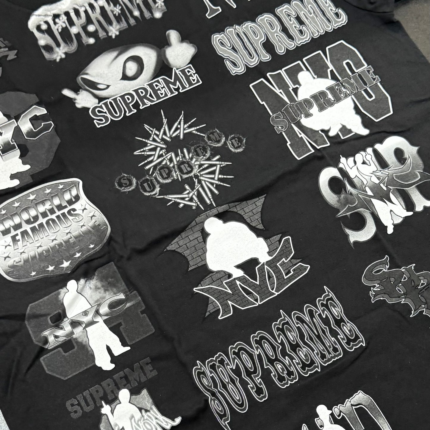 Supreme Flash Tee - Black
