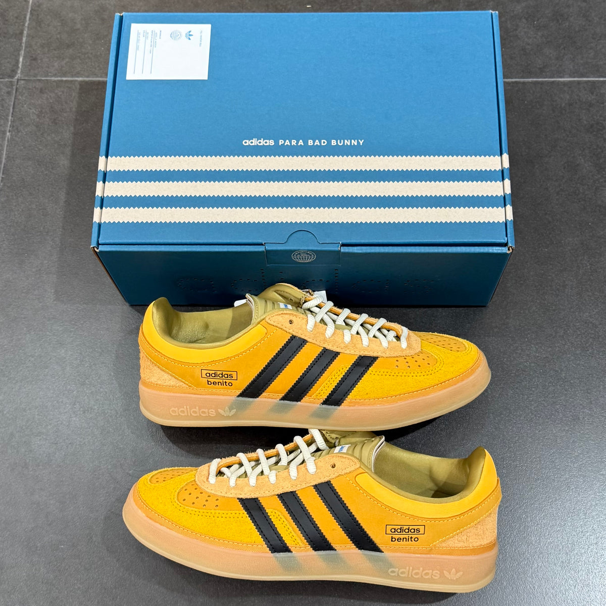 Adidas x Bad Bunny Gazelle Indoor - Solar Gold
